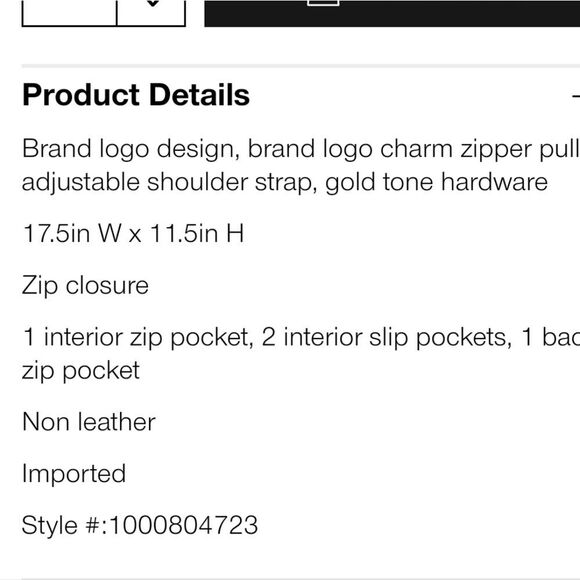 Juicy Couture Glitter Sport Logo Overnighter Bag - Picture 6 of 8